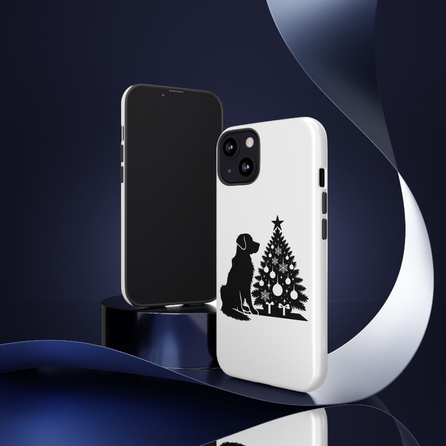 Golden Christmas Tree iPhone Case