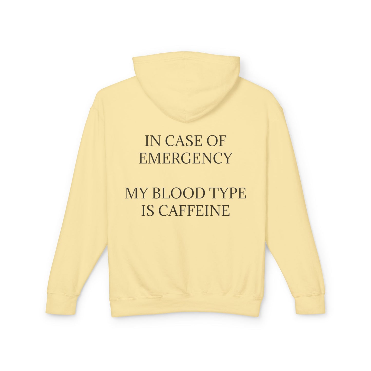Blood Type Unisex Lightweight Hoodie