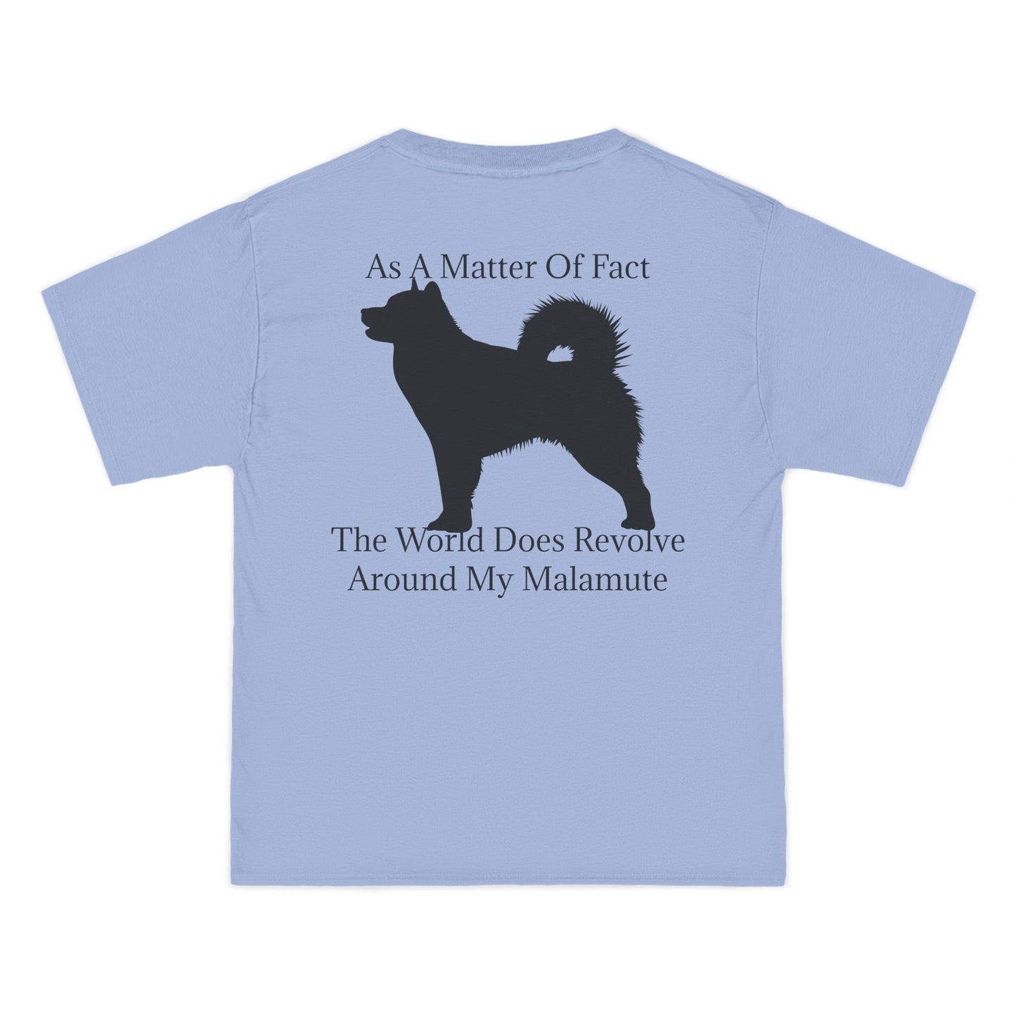 Matter Of Fact Malamute Men's Short-Sleeve Crewneck Tee