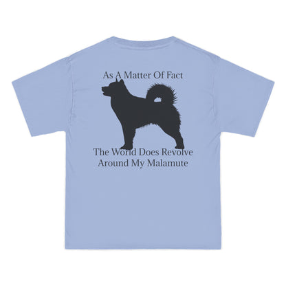 Matter Of Fact Malamute Men's Short-Sleeve Crewneck Tee