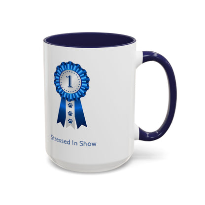 Stressed In Show 2-Tone Coffee Mug
