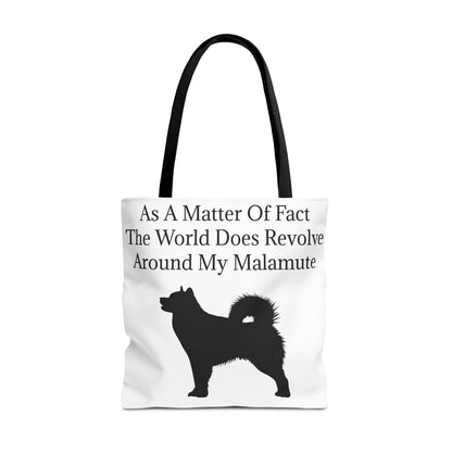 Matter Of Fact Malamute Tote Bag
