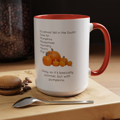 Fall In The South 2-Tone Coffee Mug