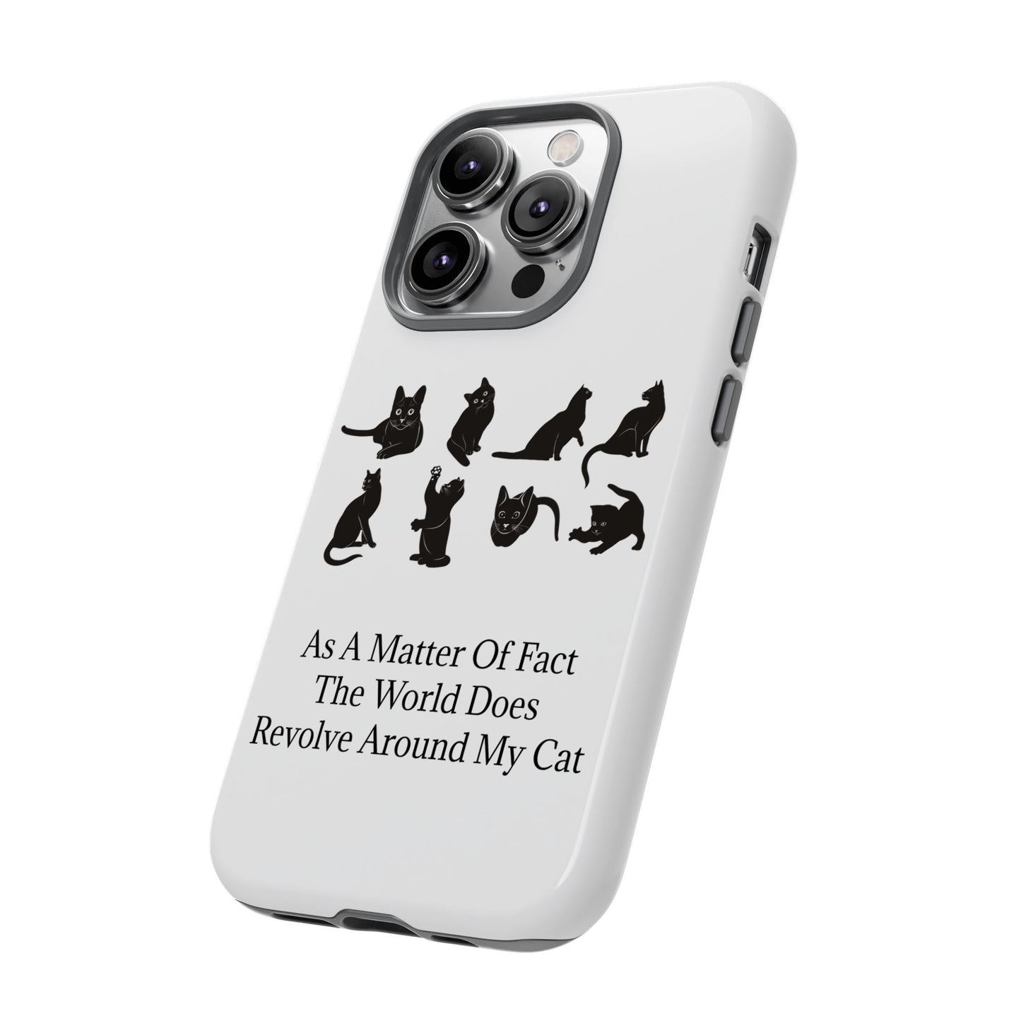 Matter Of Fact Cat iPhone Case