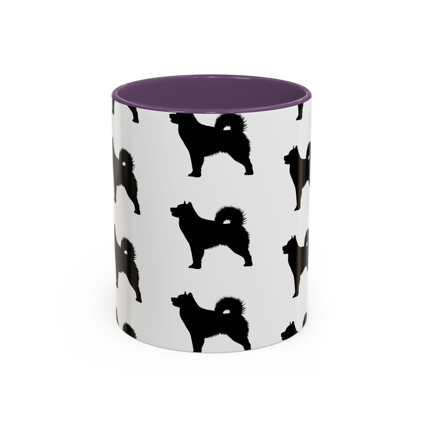 Malamute Silhouette 2-Tone Coffee Mug