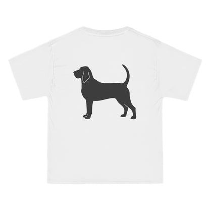 Bloodhound Silhouette Men's Short-Sleeve Crewneck Tee