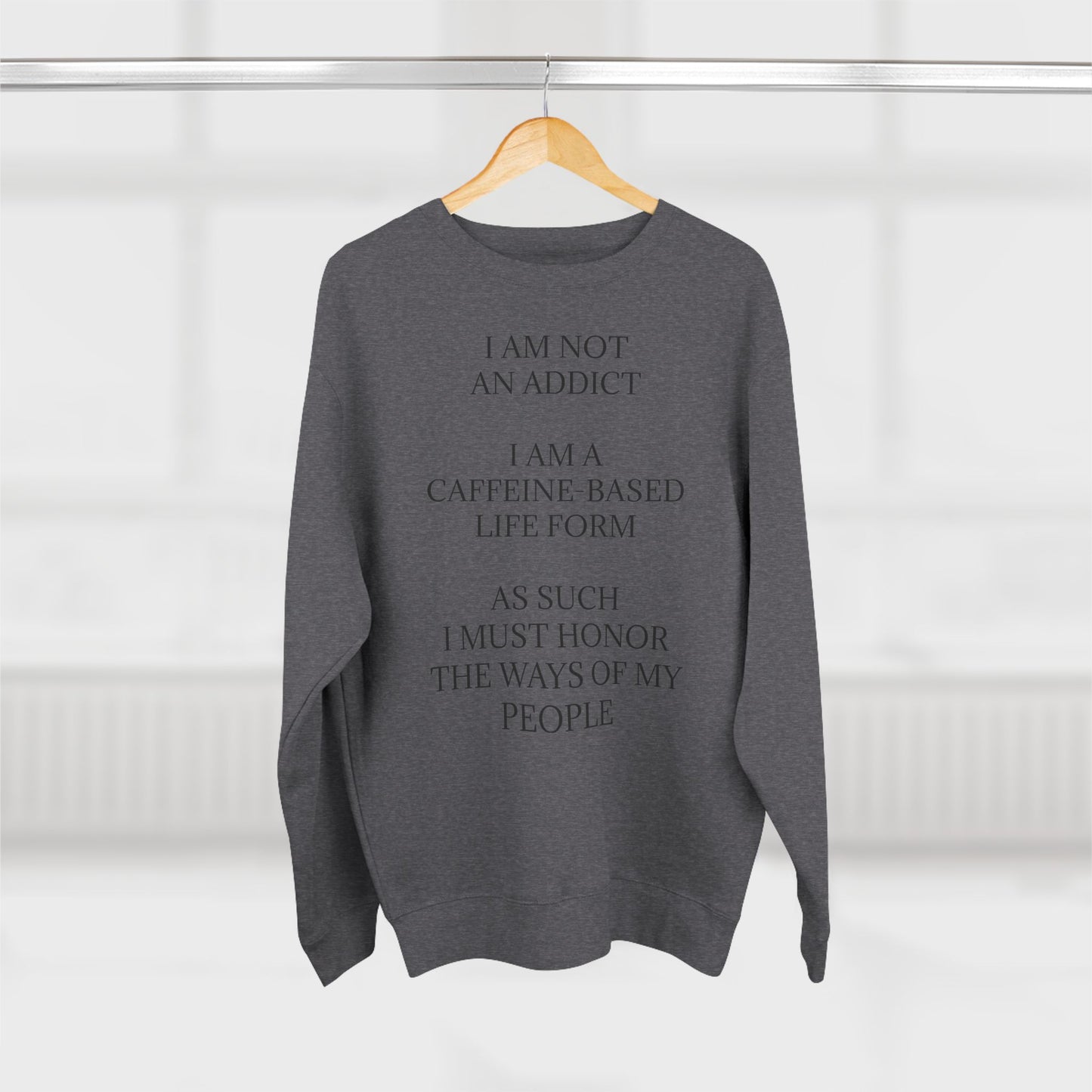 Not An Addict Unisex Crewneck Sweatshirt