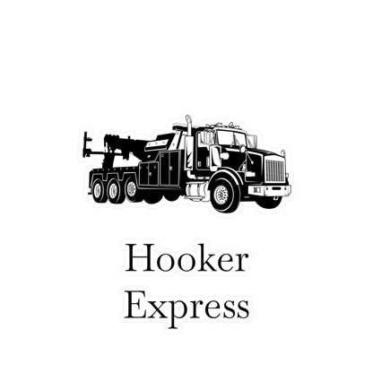 H**ker Express Heavy Tow Truck Vinyl Decal