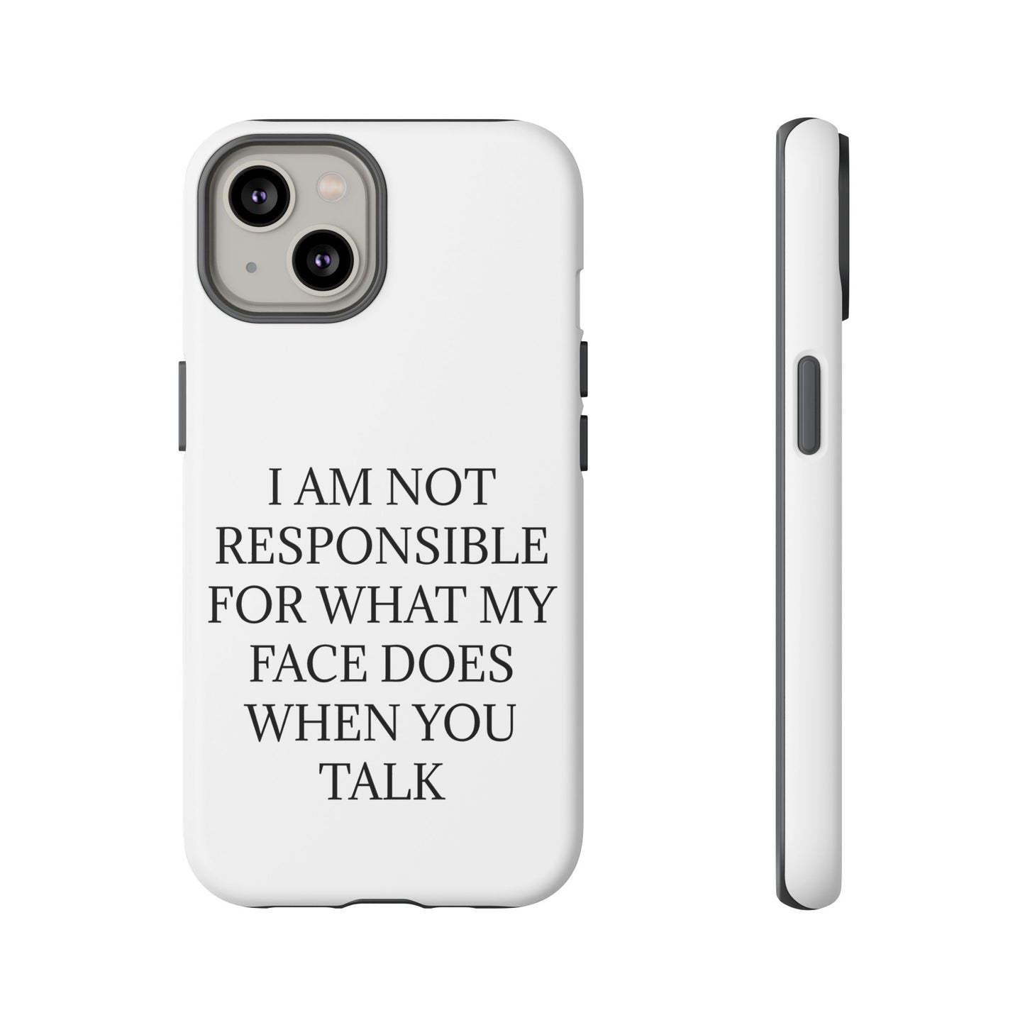 When You Talk iPhone Case