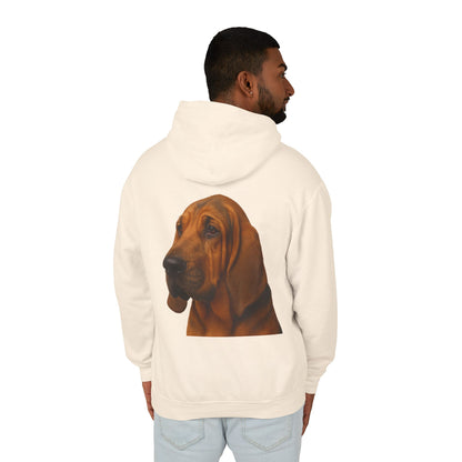 Bloodhound Head Unisex Lightweight Hoodie