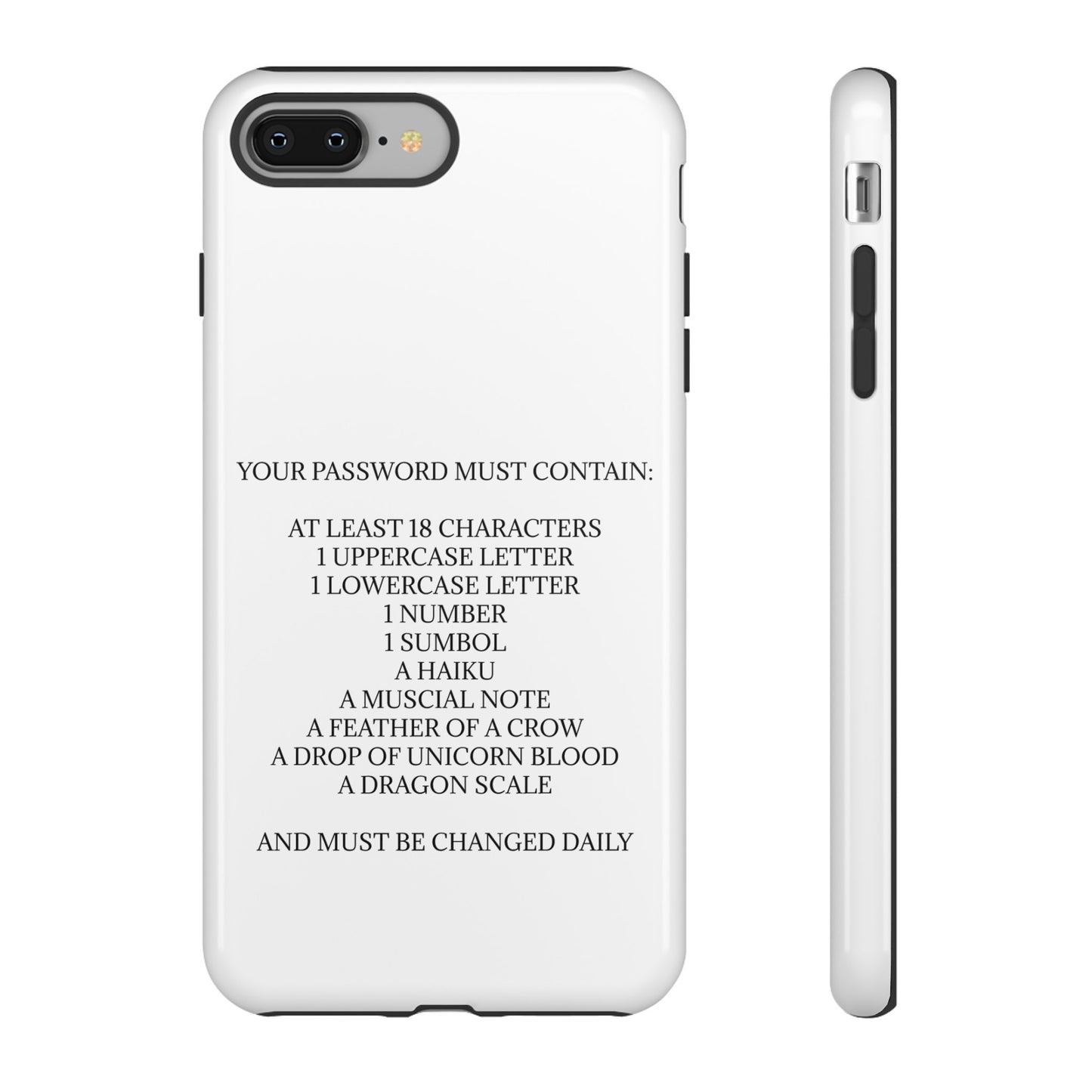 Password iPhone Case