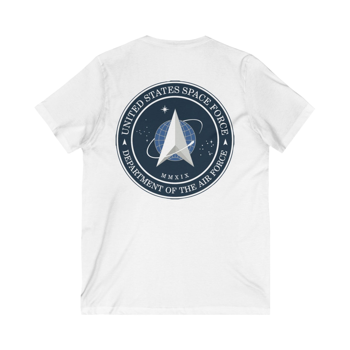 US Space Force Unisex Short Sleeve V-Neck Tee