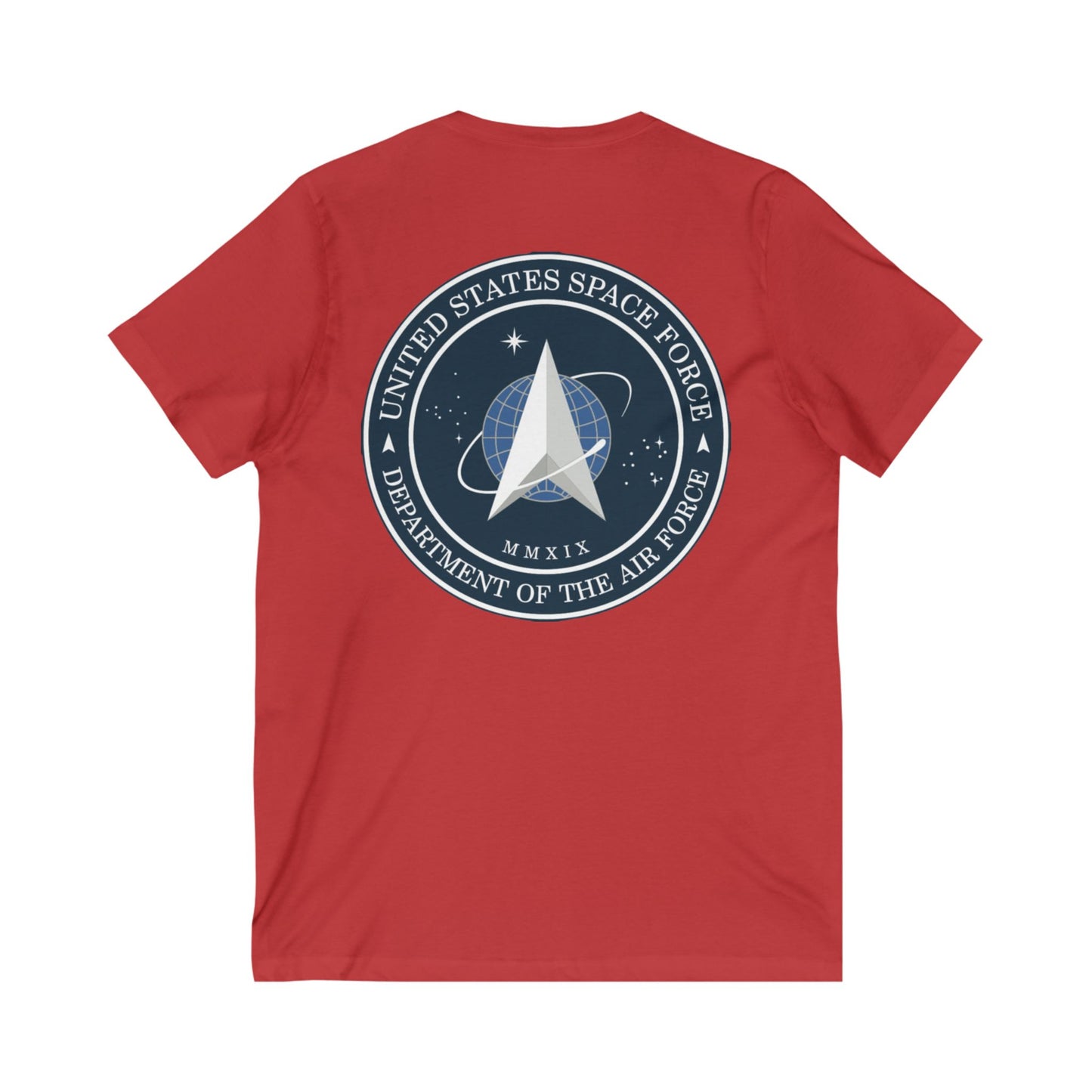 US Space Force Unisex Short Sleeve V-Neck Tee