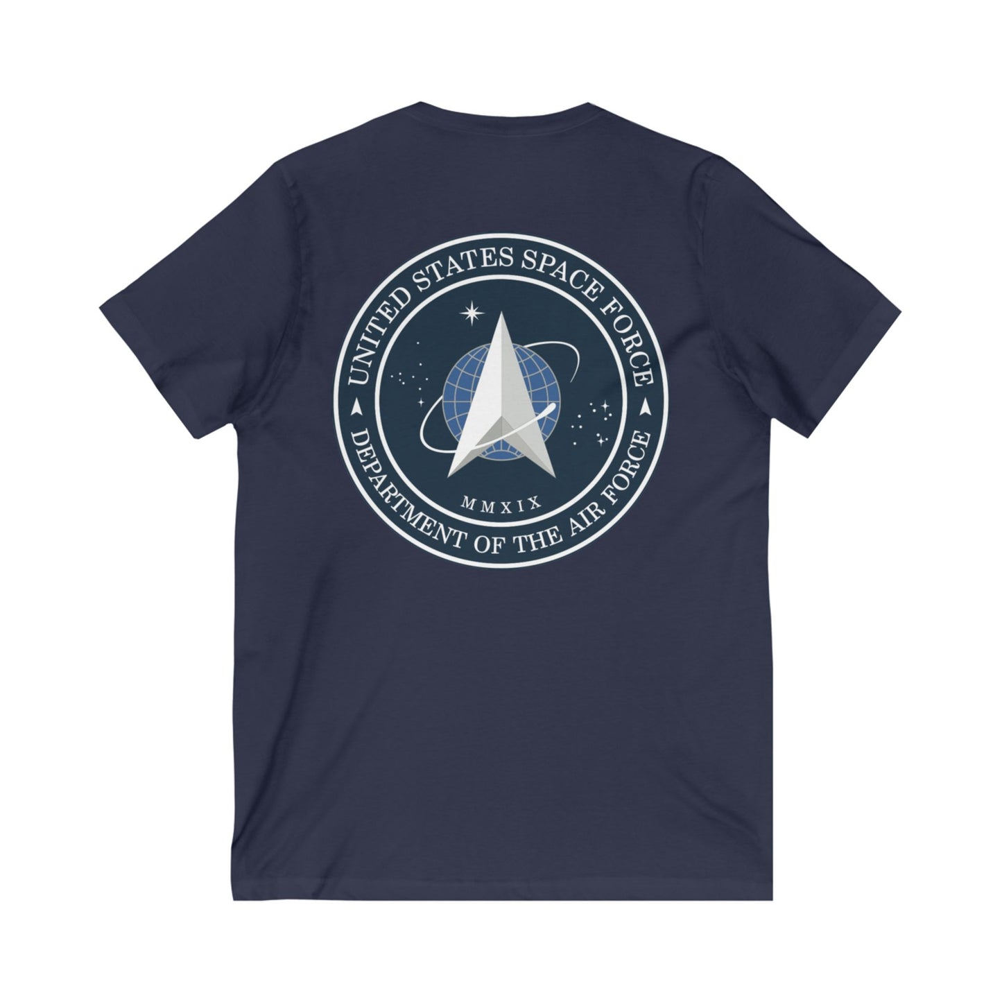 US Space Force Unisex Short Sleeve V-Neck Tee