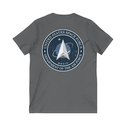 US Space Force Unisex Short Sleeve V-Neck Tee