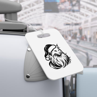 Santa Paws Cat Luggage Tag