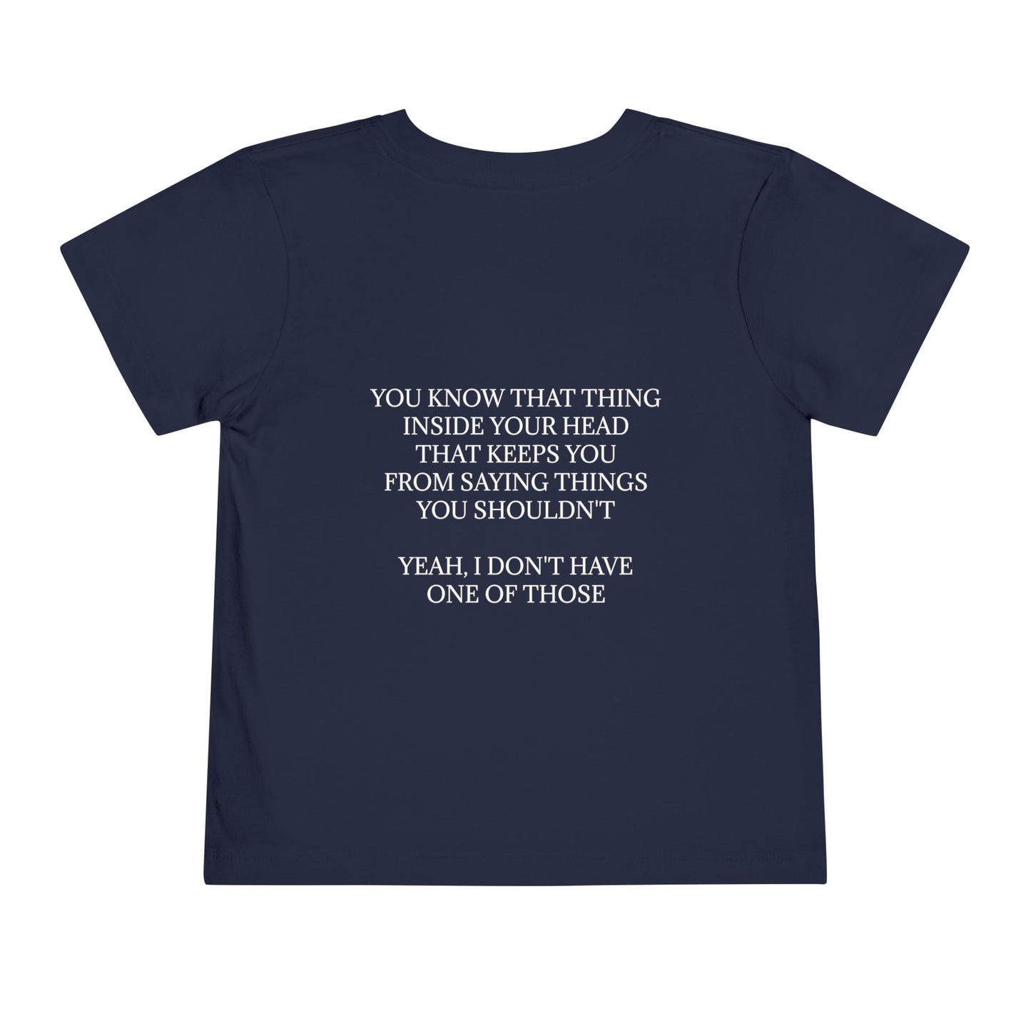 No Filter Toddler Unisex Short Sleeve Crewneck Tee