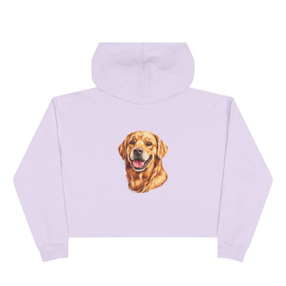 Golden Head Women's Crop Hoodie