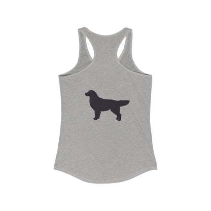 Golden Silhouette Women's Racerback Tank