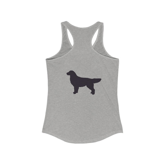 Golden Silhouette Women's Racerback Tank