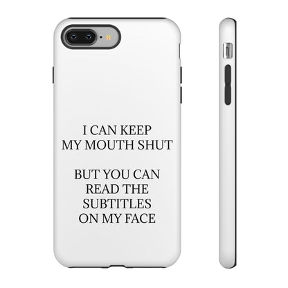 Subtitles iPhone Case