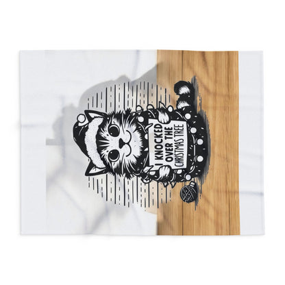 Naughty Cat Arctic Fleece Blanket