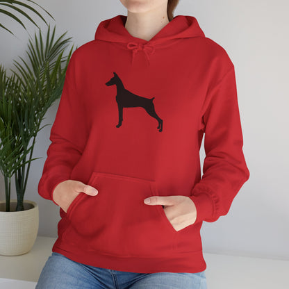 Doberman Silhouette Unisex Hoodie
