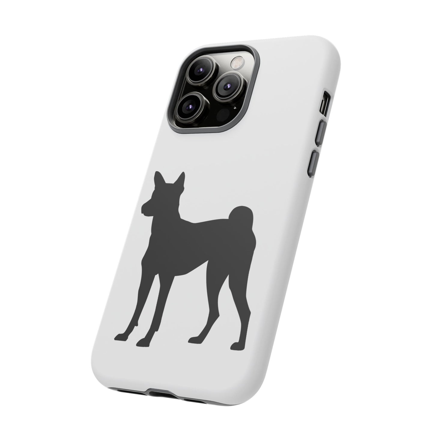 Basenji Silhouette iPhone Case
