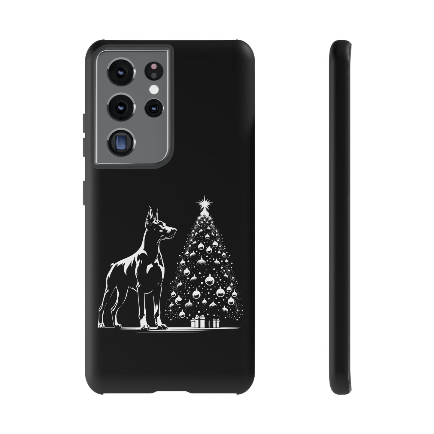 Doberman Christmas Tree Samsung Case