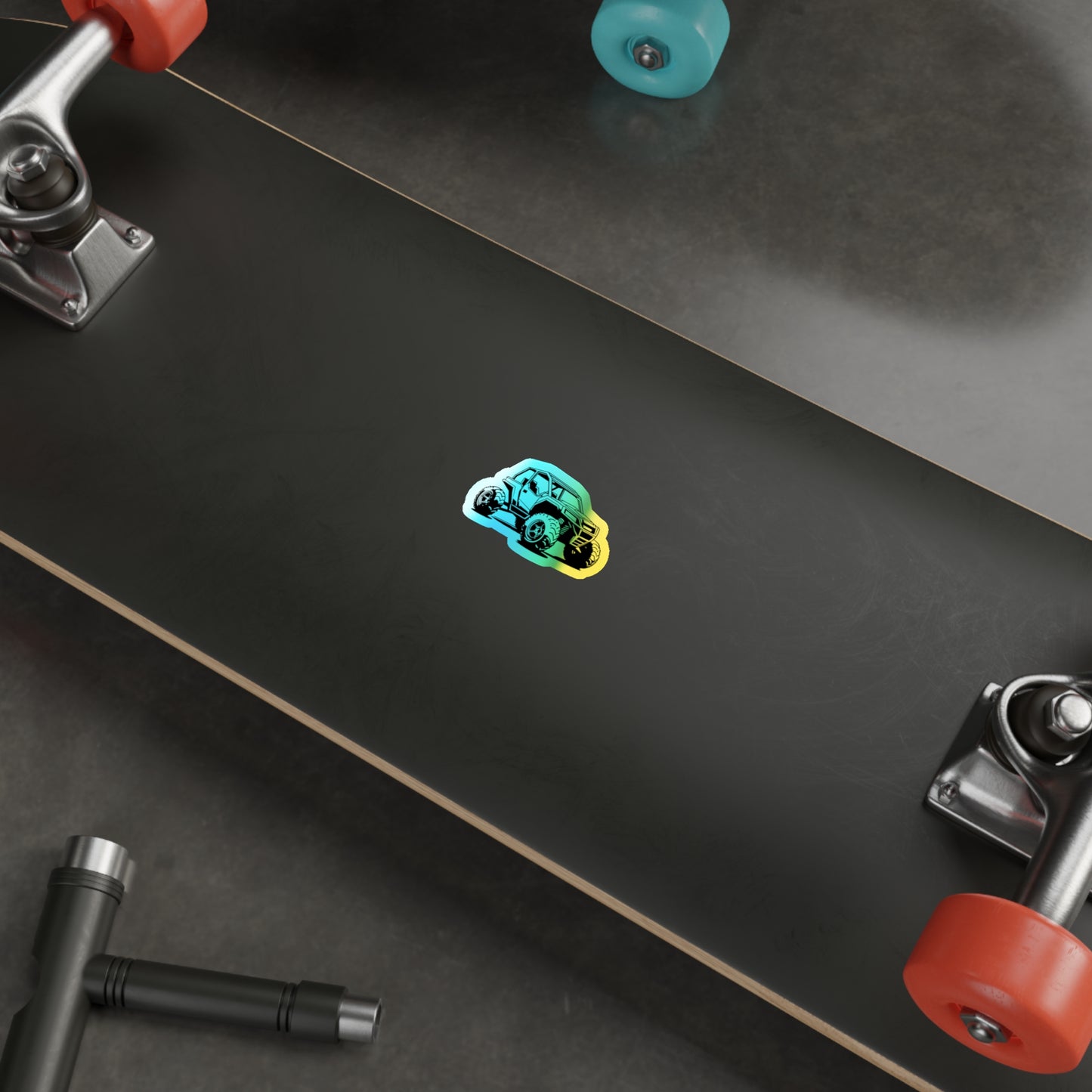 Off The Beaten Path Side By Side Holographic Sticker