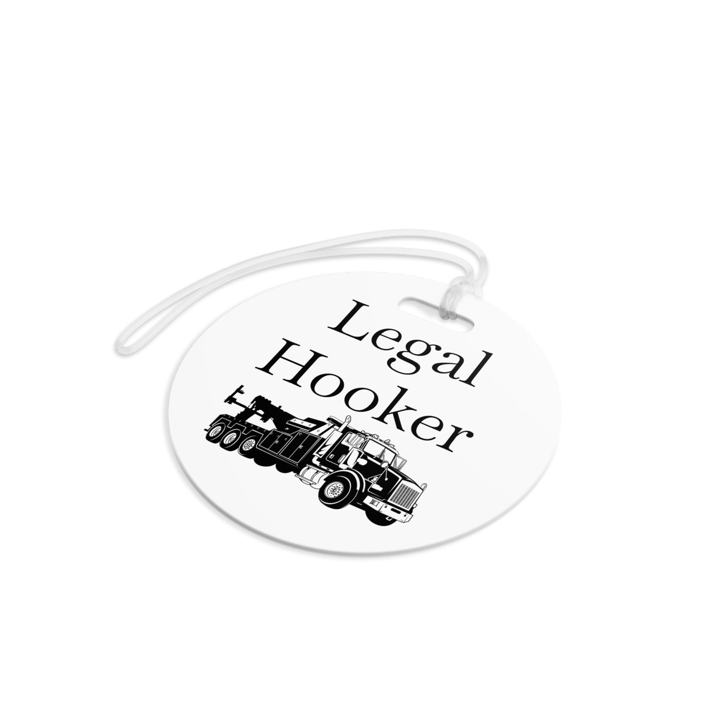 Legal H**ker Heavy Tow Truck Luggage Tag