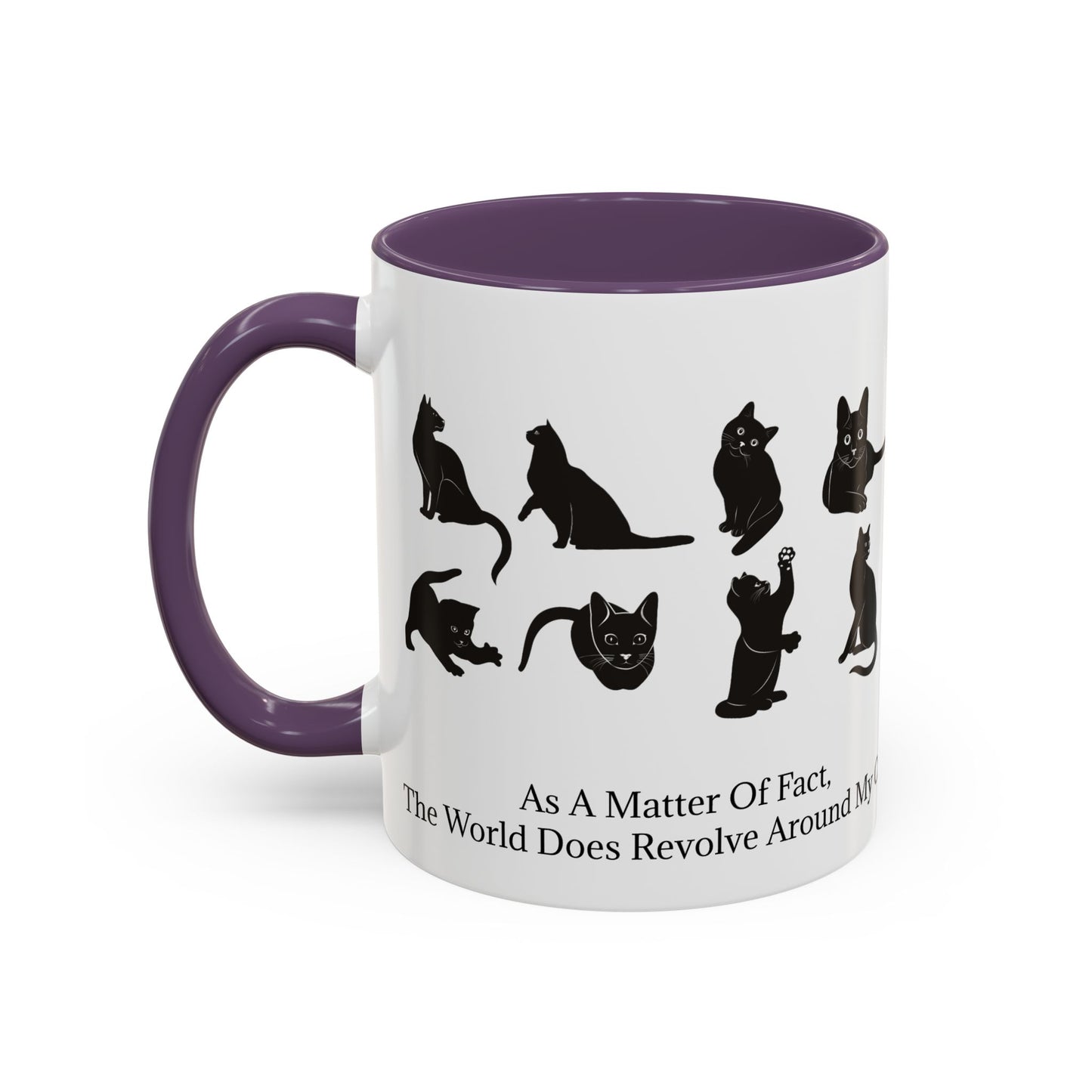 Matter Of Fact Cat 2-Tone Coffee Mug