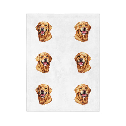 Golden Head Velveteen Microfiber Blanket