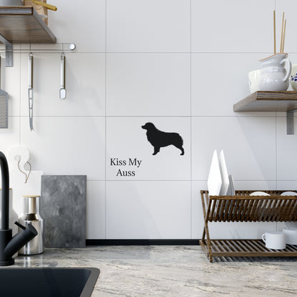 Kiss My Auss Ceramic Photo Tile