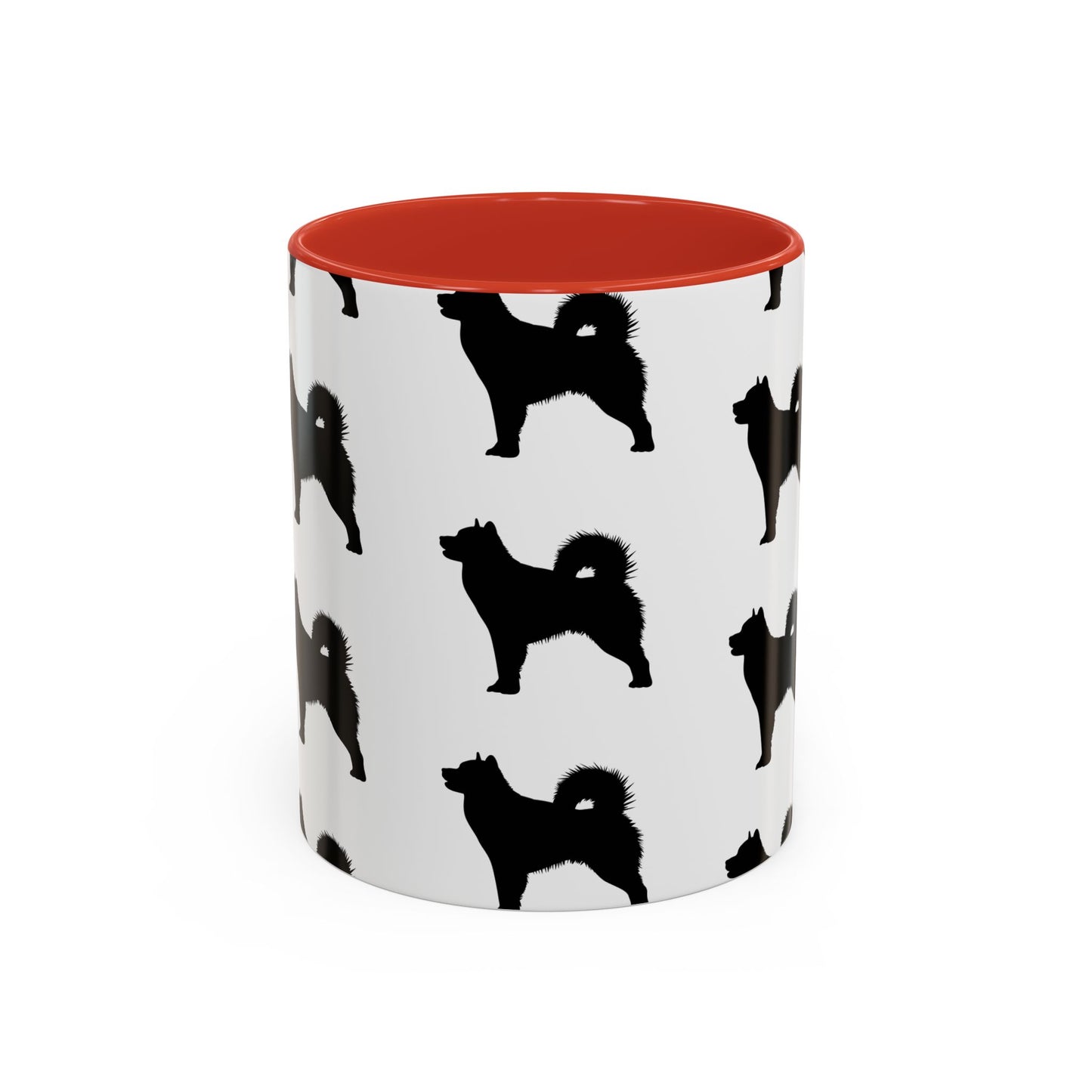 Malamute Silhouette 2-Tone Coffee Mug