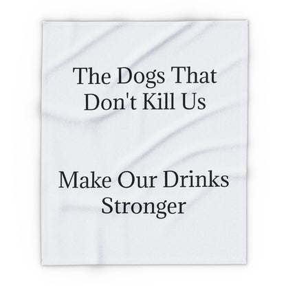 Drinks Stronger Arctic Fleece Blanket