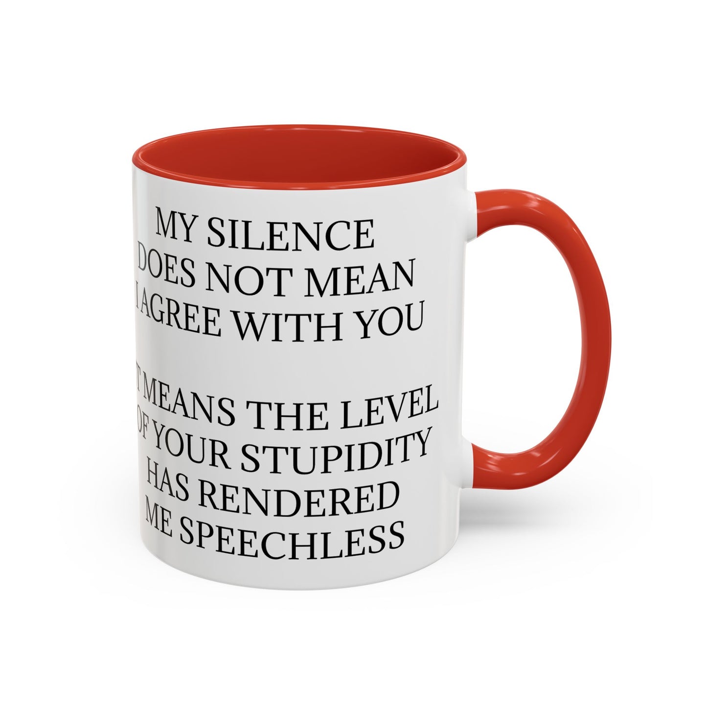 Speechless 2-Tone Coffee Mug