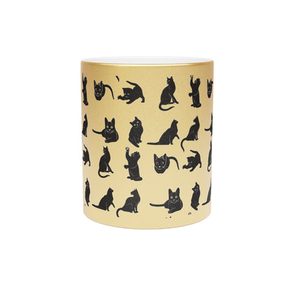 Cats Metallic Coffee Mug