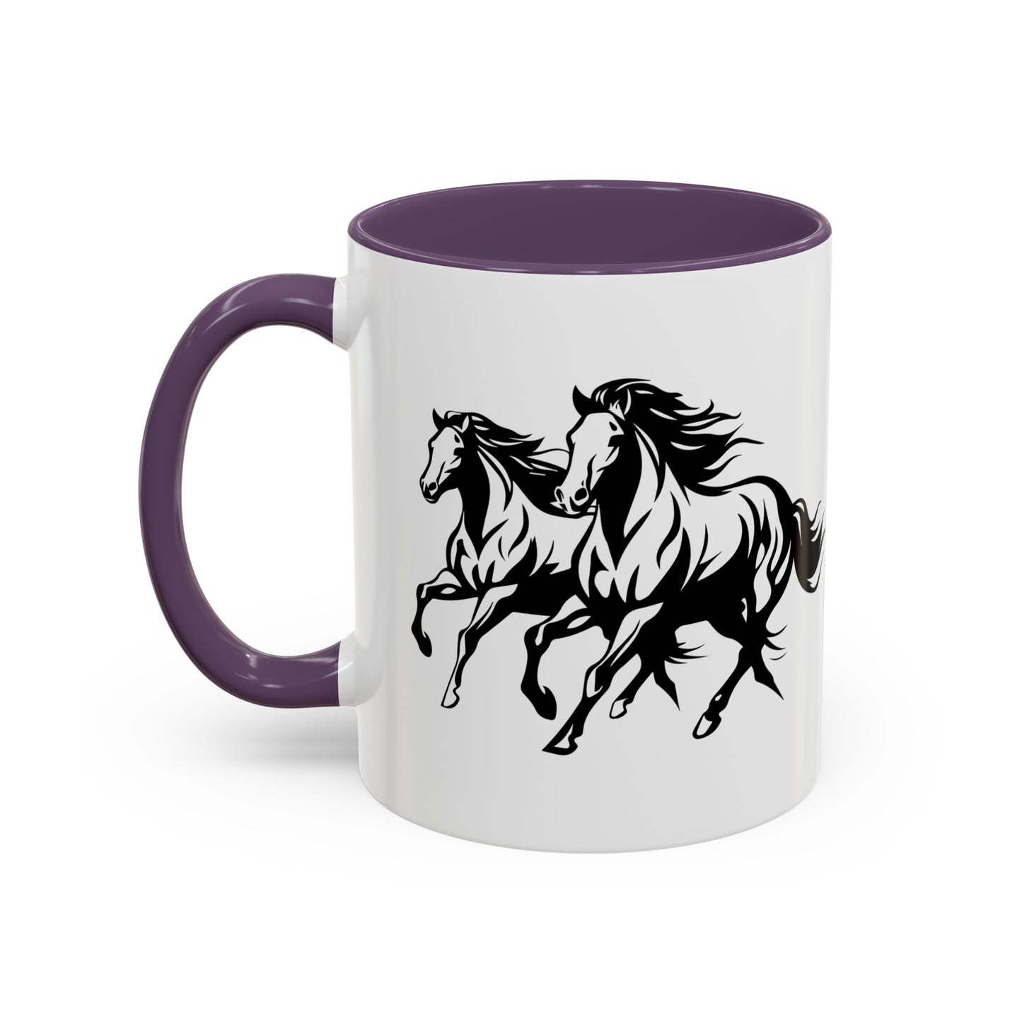 Horsin' Around 2-Tone Coffee Mug