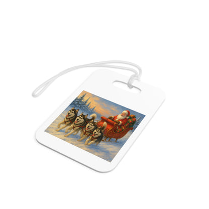 Dashing Through The Snow Luggage Tag