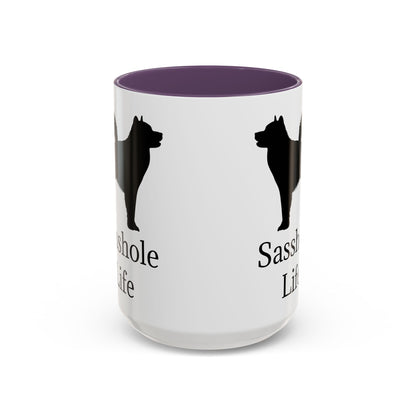 Sasshole Life 2-Tone Coffee Mug