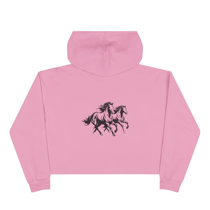Horsin' Around Women's Crop Hoodie
