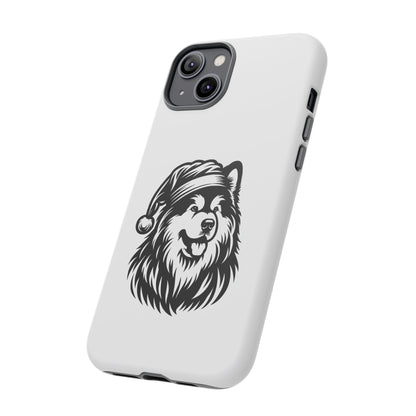Santa Paws Malamute iPhone Case