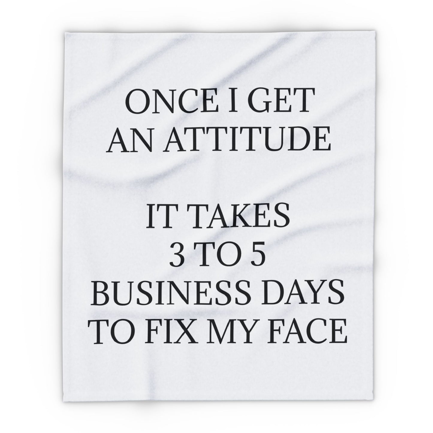 Fix My Face Arctic Fleece Blanket