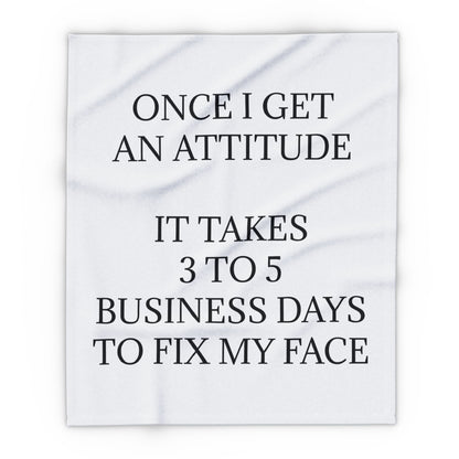 Fix My Face Arctic Fleece Blanket