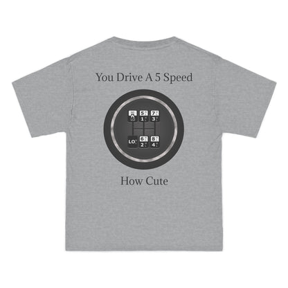 5 Speed How Cute Men's Short-Sleeve Crewneck Tee