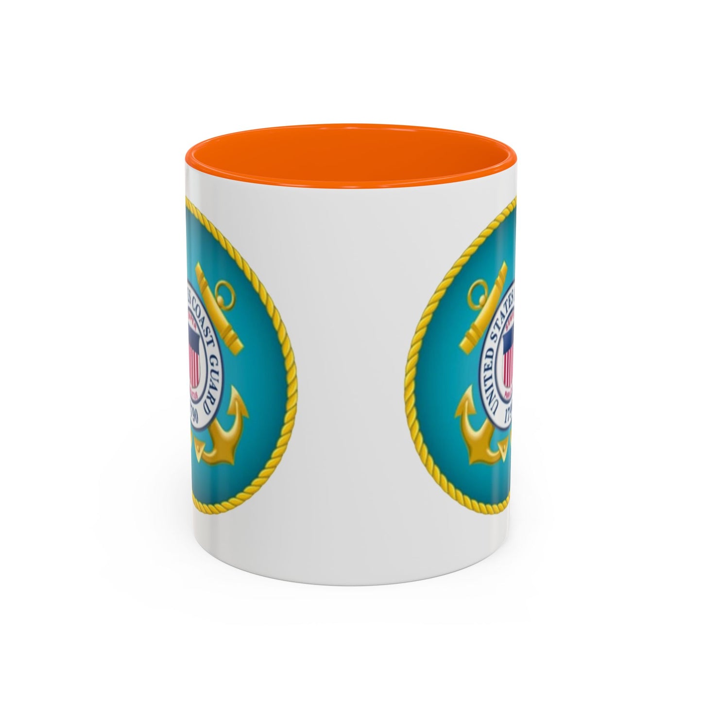US Coast Guard 2-Tone Coffee Mug