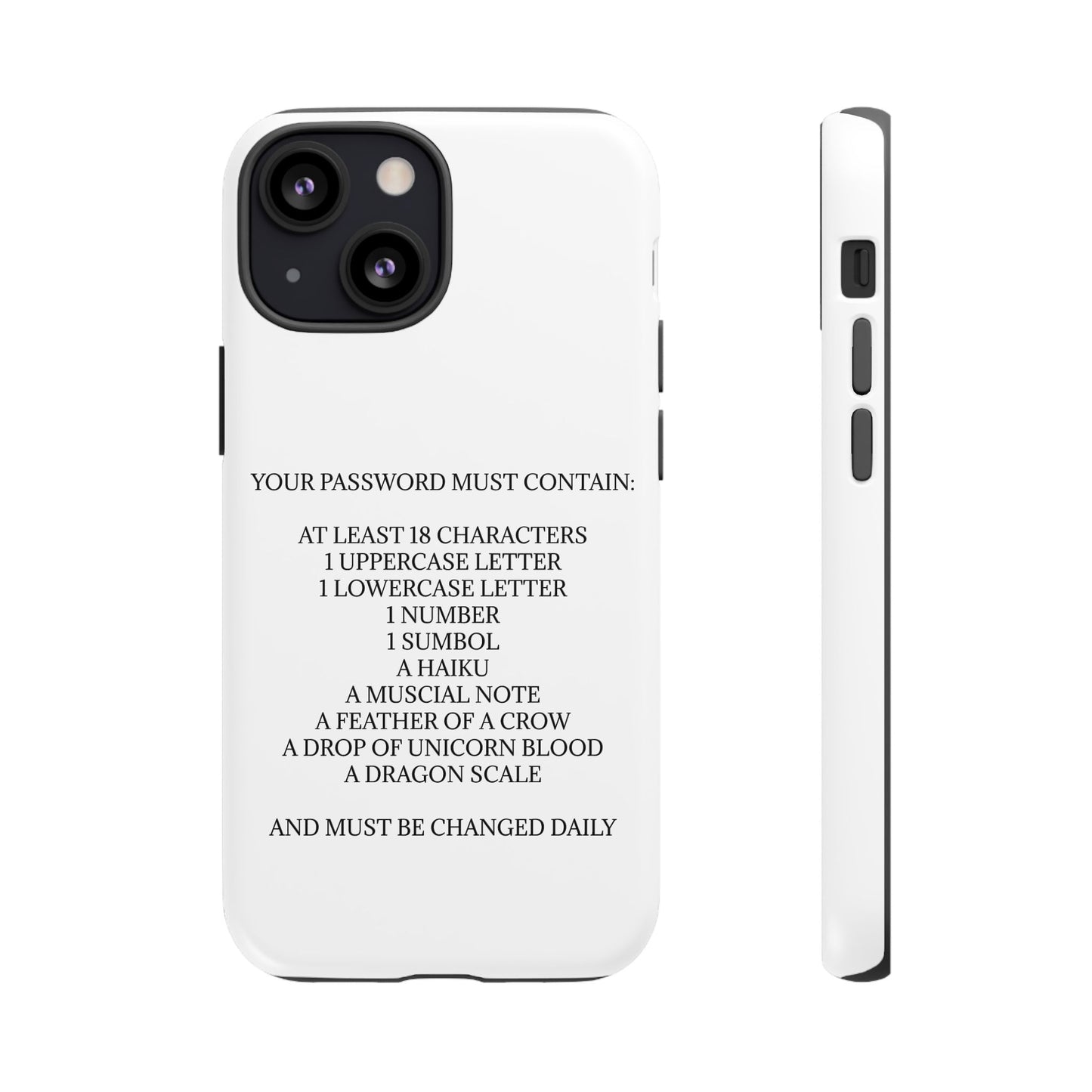 Password iPhone Case