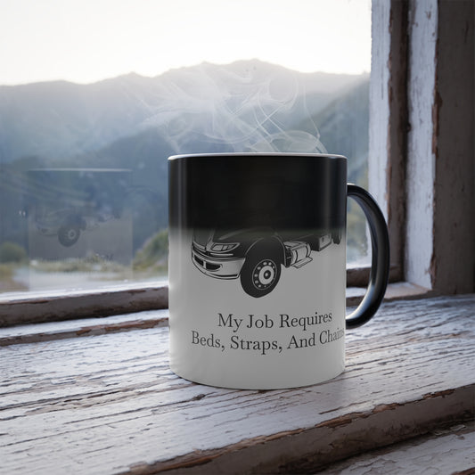 Beds, Straps, And Chains Color Changing Mug