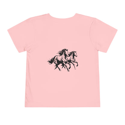 Horsin' Around Toddler Unisex Short Sleeve Crewneck Tee